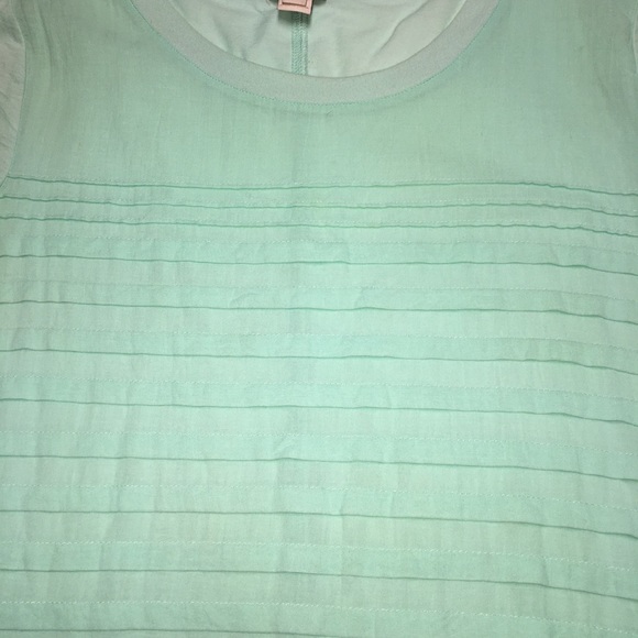 J. Crew Women's Green SS Top Size Small - Picture 4 of 5